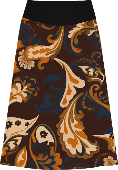 Women's Maternity Elastic Waist Maxi Skirt