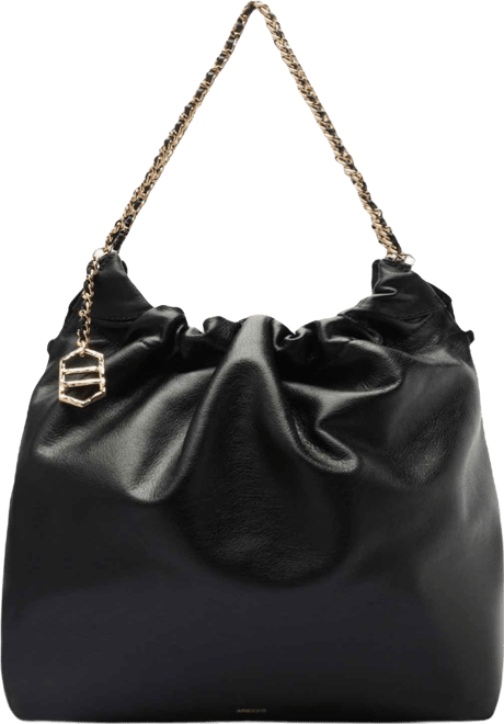 Elizabeth Extra Large Leather Bucket Handbag