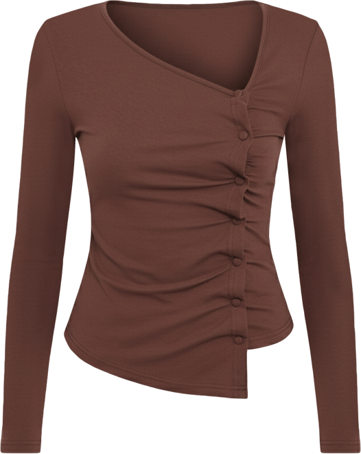 Ethel Asymmetrical Knit Top