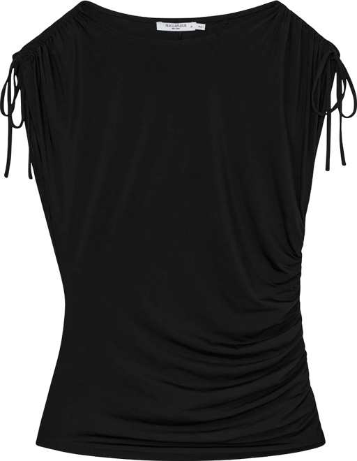 Women's Dotty Cinch-Sleeve Top