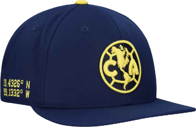 Men's and Women's Navy Club America Locale Snapback Hat