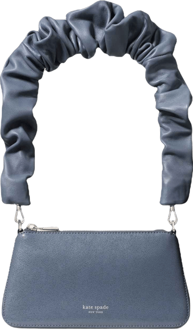 Grace Glazed Leather Pochette Shoulder Bag