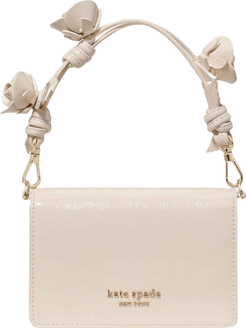 Natasha Crinkle Patent Leather Card Case