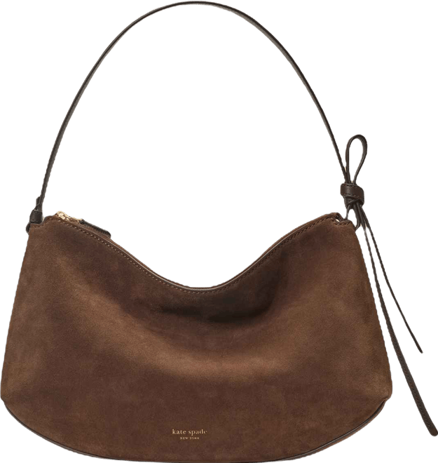 Loop Suede Large Shoulder Bag