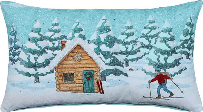Alpine Holiday Decorative Pillow, 14" x 24"