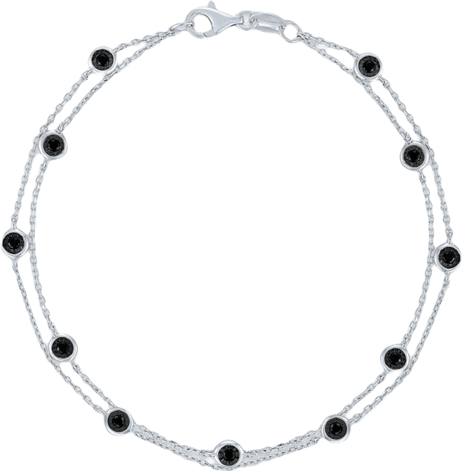 Diamond Bracelet (1/4 ct. t.w.) in Sterling Silver