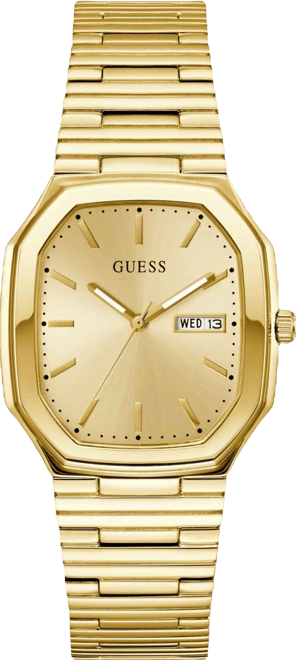 Men's Gold Tone Date Watch, 35mm