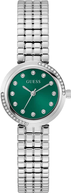 Women's Silver Tone Analog Watch, 28mm