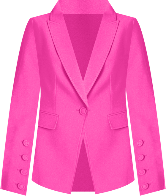 Petite Cutaway-Hem Blazer