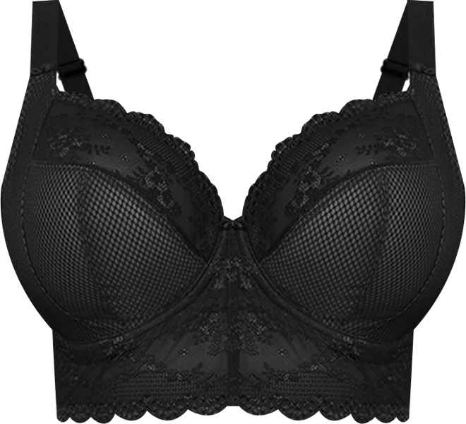 Full Figure Charley Lace Underwire Longline Bra EL4381, Online Only