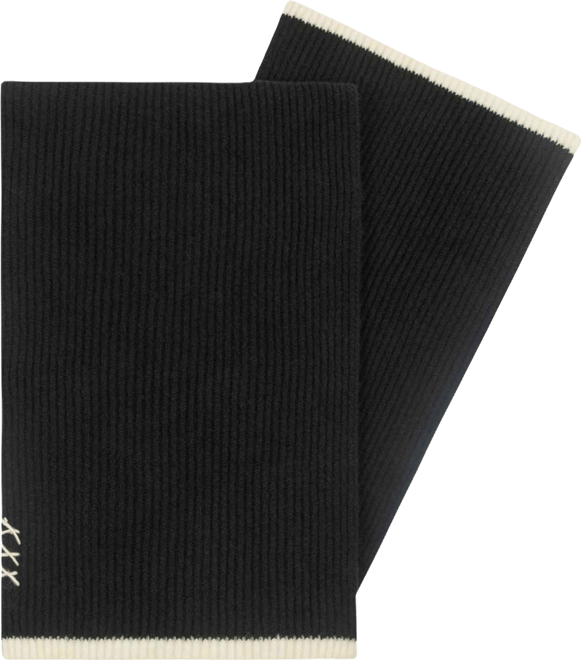 Men's Ribbed Thick Yarn Stitch Scarf