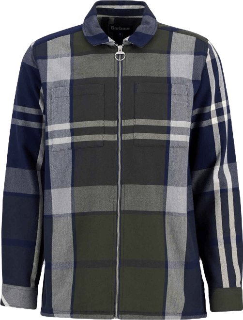 Men's Lannich Tailored Fit Tartan Overshirt