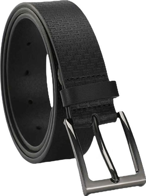 Men's All-Over Logo "T" Leather Belt