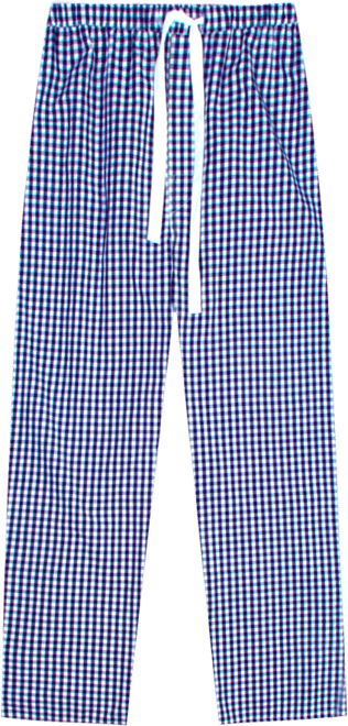 Men's Hepburn Gingham Mint Pj Pants