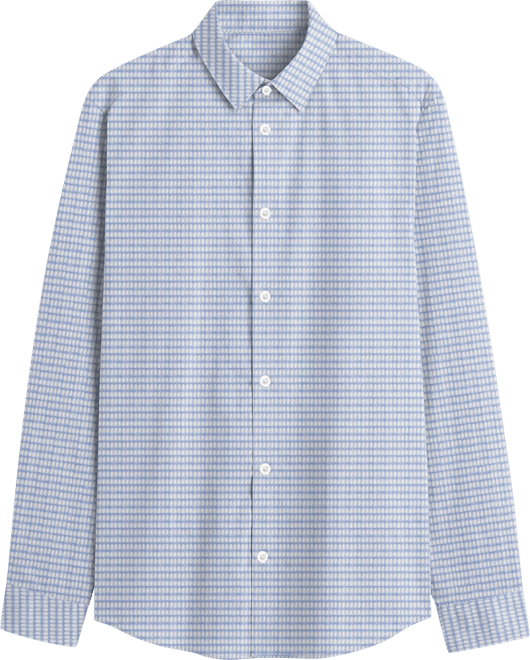 Men's Solid Slim-Fit Dress Shirt
