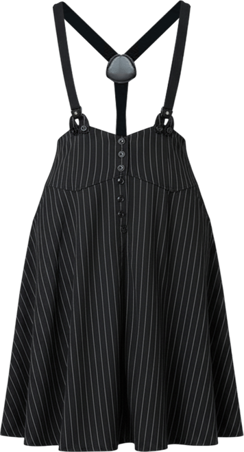 Plus Size 1950s Suspender Swing Skirt