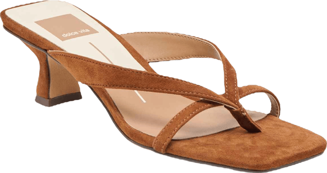 Women's Brevel Thong Low Block Heel Dress Sandals