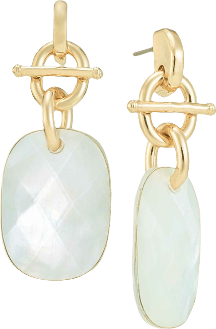 Mother-of-Pearl Drop Earrings, Macy's Exclusive
