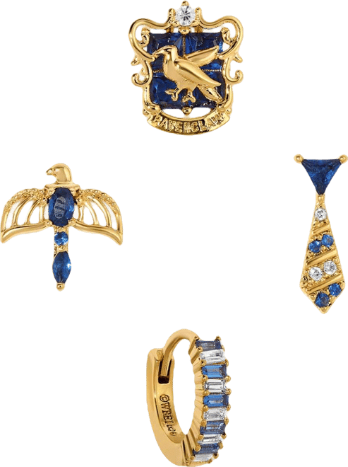 Harry Potter Ravenclaw House Crystal Earring Set