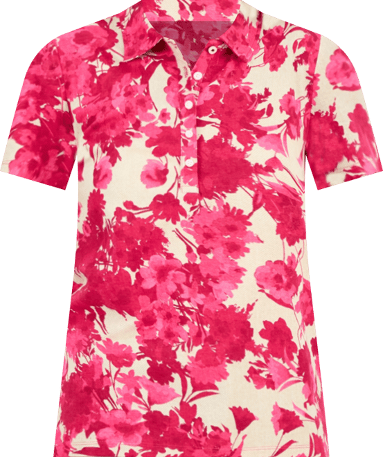 Nautica Women's Festival Floral Polo Shirt