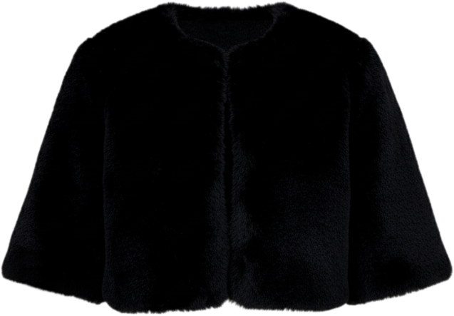 Women's Faux Fur Open Front Shrug