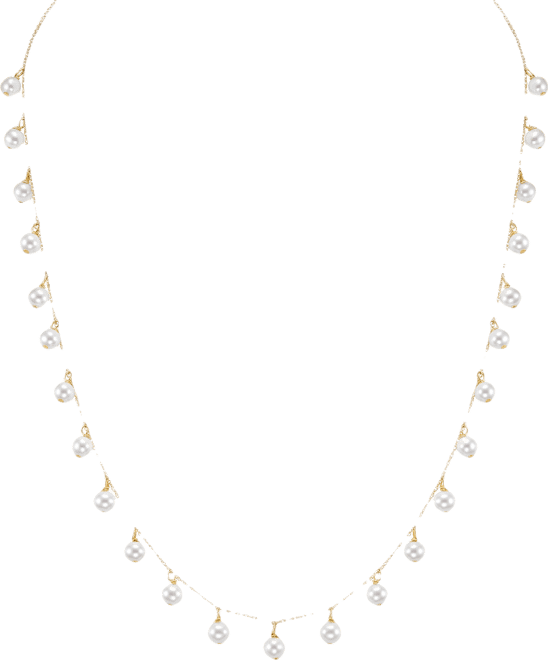 Cultured Freshwater Pearl Necklace (4-4.5mm) in 14K Yellow Gold