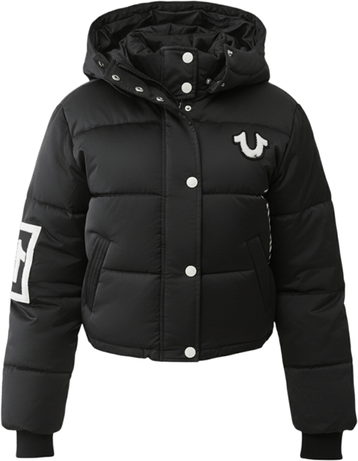 Women's Branded Nylon Puffer Jacket