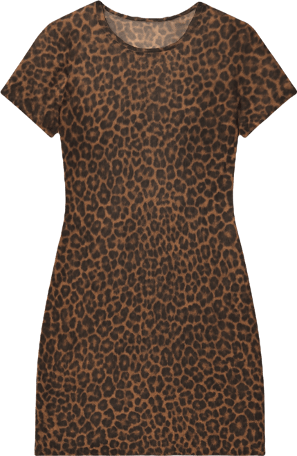French Kitty Crew Neck Coverup Dress