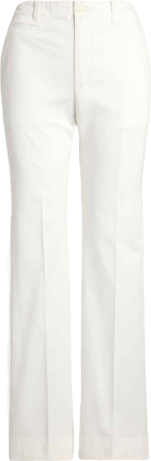 Women's Stretch Cotton Chino Flare Pants