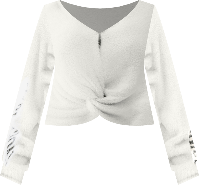 Women's Jacquard Reversible Crew Neck Sweater