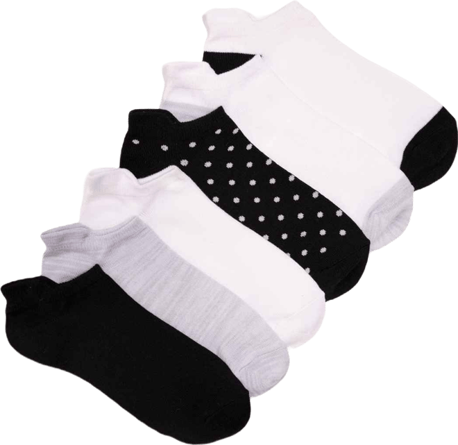 Women's 6 Pack Sporty Ankle Sock