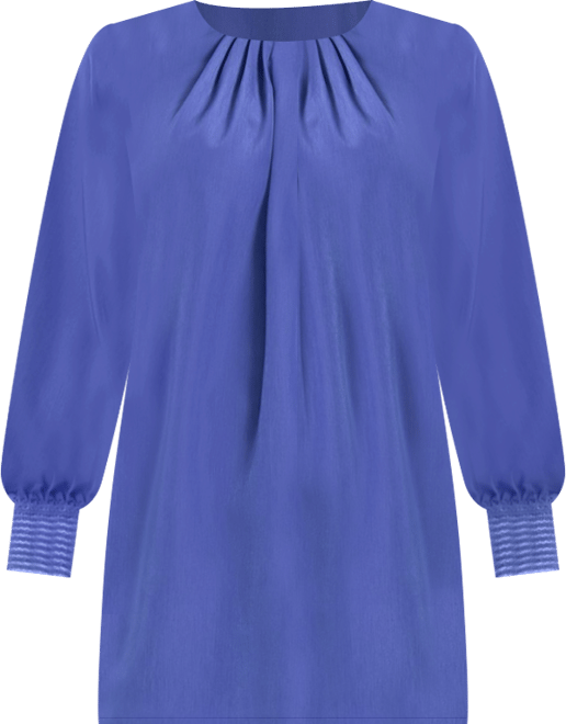 Women's Pleated Peasant Blouse