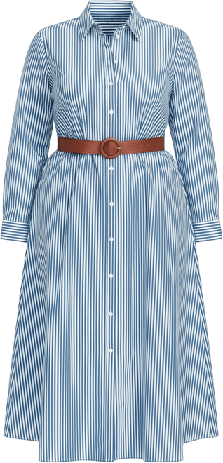 Women's Leona Stripe Shirtdress With Belt