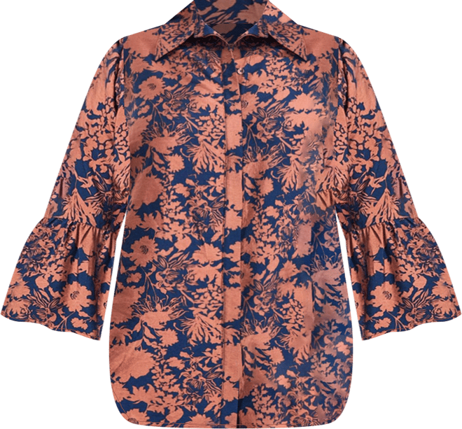 Women's Marianne Ruffle Hem Shirt