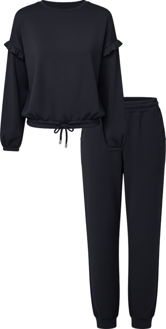 Women's Bubble Hem Jogger Set