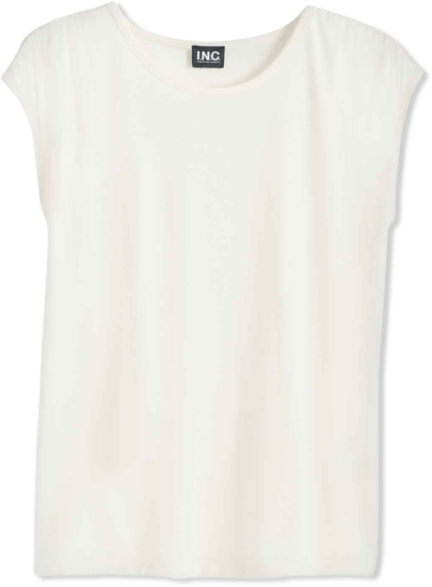 Women's Ruched-Shoulder Cap-Sleeve Top, Macy's Exclusive