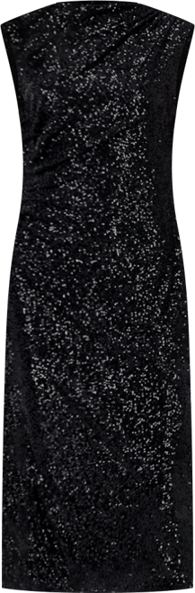 Women's Sequin Sleeveless Midi Sheath Dress