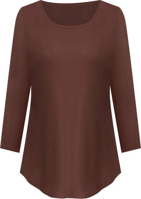 Women's 3/4-Sleeve Scoop Neck Top, Created for Macy's