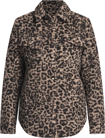 Women's On-The-Go Cheetah Sherpa Shacket