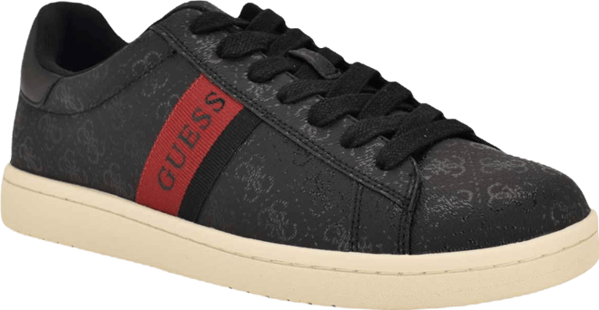 Men's Lawrenzz Branded Lace-Up Casual Sneakers