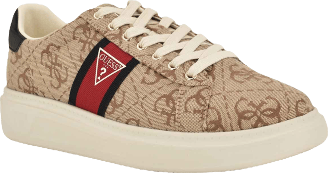 Men's Caffen Branded Lace-Up Casual Sneakers