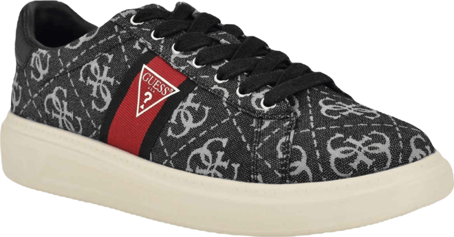 Men's Caffen Branded Lace-Up Casual Sneakers