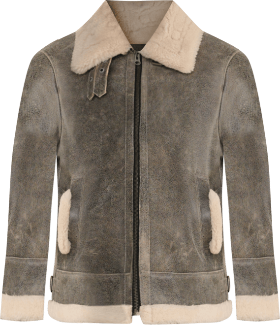 Men's Aviator Jacket, Grey.