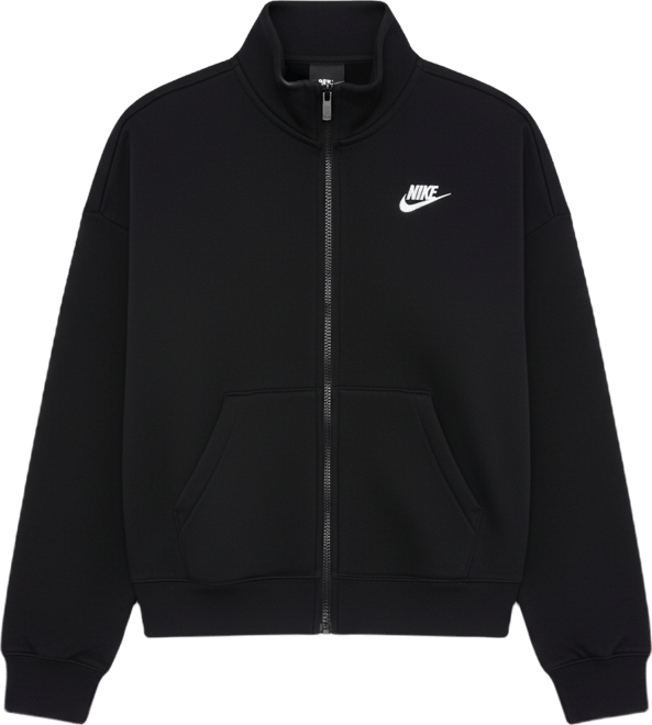 Women's Sportswear Club Zipper Loose Track Jacket