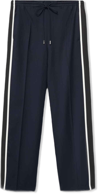 Women's Contrast Stripe Straight Pants