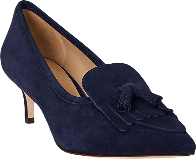 Women's Adrienne Suede Kiltie Pumps
