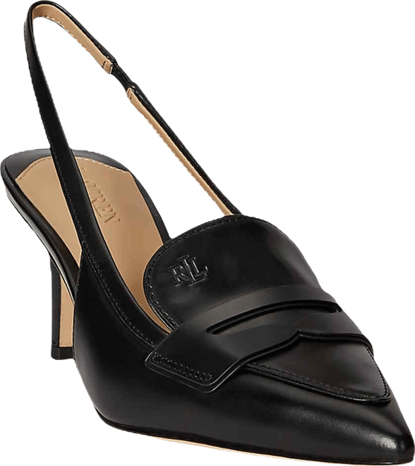 Women's Khloe Leather Slingback Loafer Pump