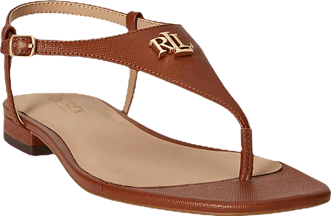 Everley Ii Crosshatch Leather Sandal