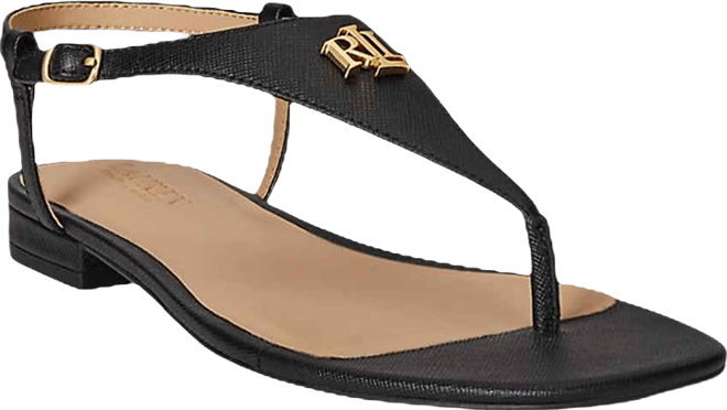 Everley Ii Crosshatch Leather Sandal