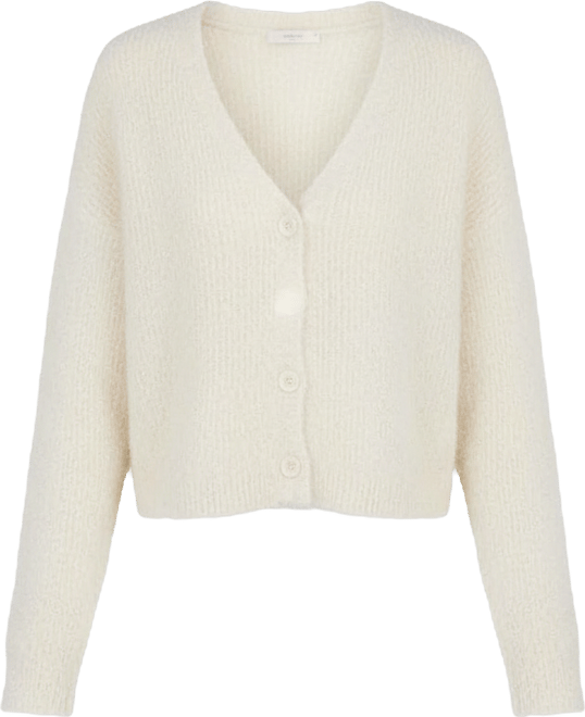 Juniors' V-Neck Long-Sleeve Cardigan